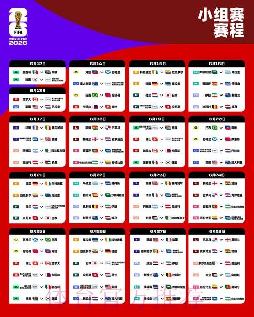 2026世界杯比利时凯恩比赛时间权威解读